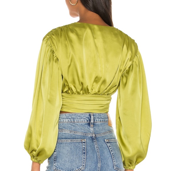 NWT Song of Style Brynn Top in Moss Green - M - Picture 4 of 4